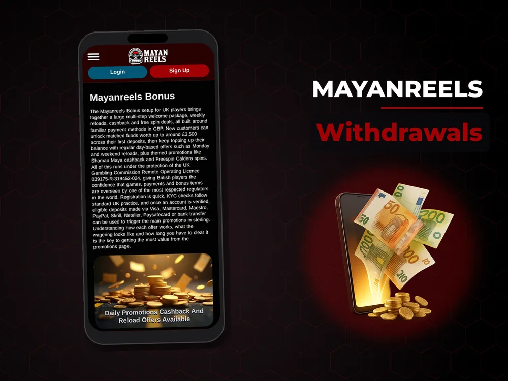 Mayanreels - Withdrawals