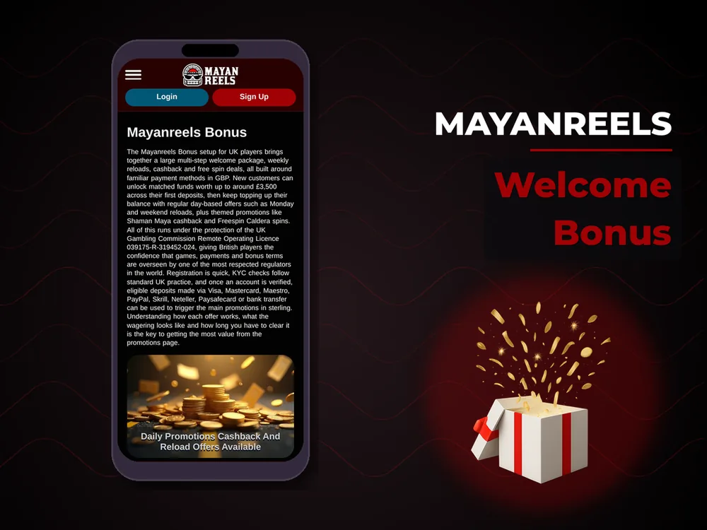 Mayanreels - Welcome Bonus