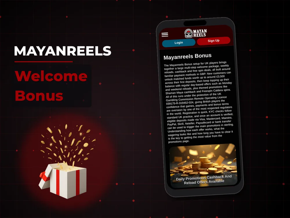 Mayanreels - Welcome Bonus